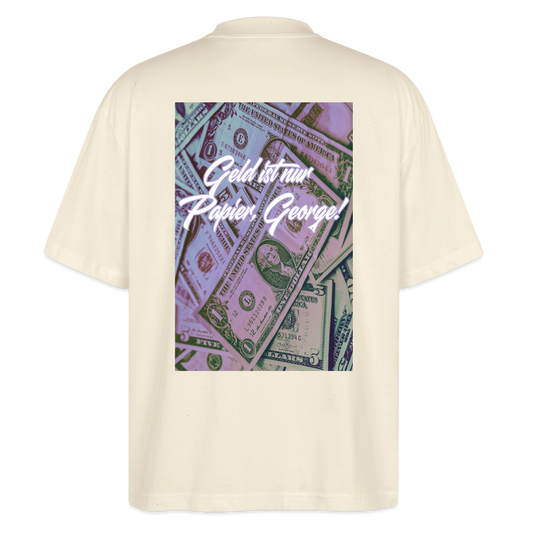 Georges Oversized Unisex Bio T-Shirt - Natur