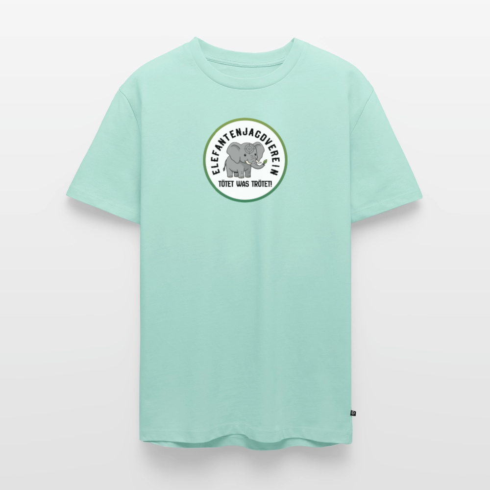 Männer Premium Bio T-Shirt Elefantenjagdverein - Mint 