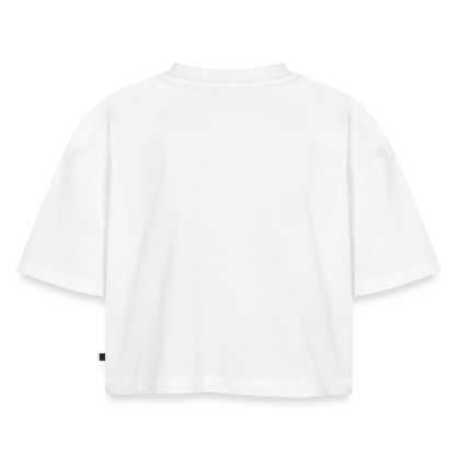 Oversized Bio Cropped T-Shirt OLDENBRONX - Weiß