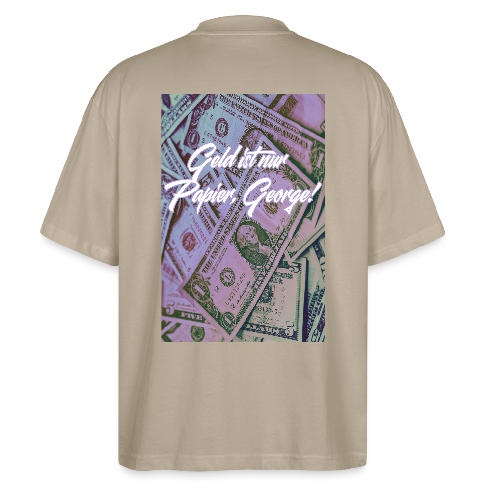 Georges Oversized Unisex Bio T-Shirt - Steingrau