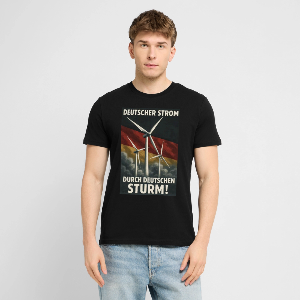 Deutsche Windkraft Shirt - Schwarz