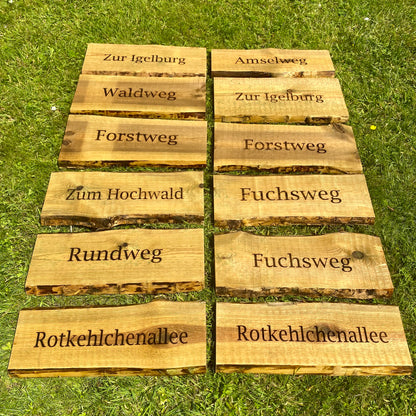 Holzschild 45cm Unbesäumt