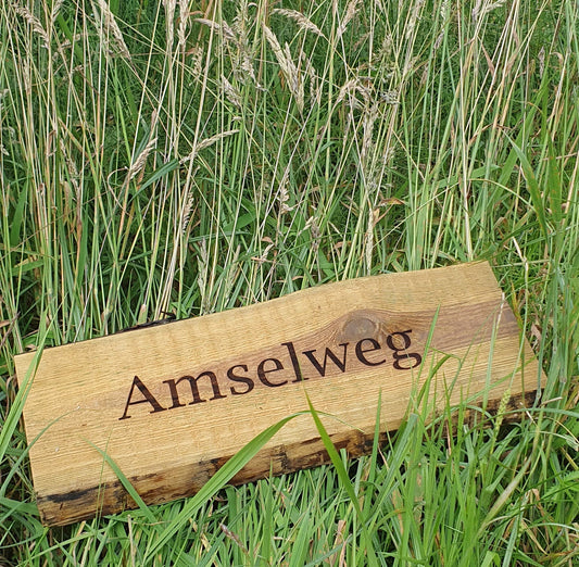Holzschild 45cm Unbesäumt