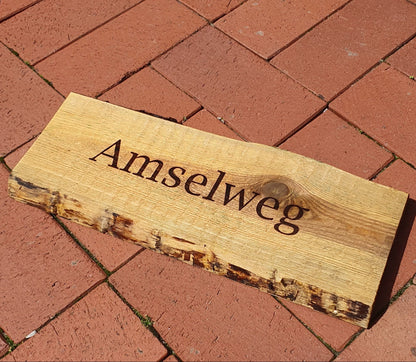 Holzschild 45cm Unbesäumt
