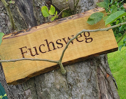 Holzschild 45cm Unbesäumt