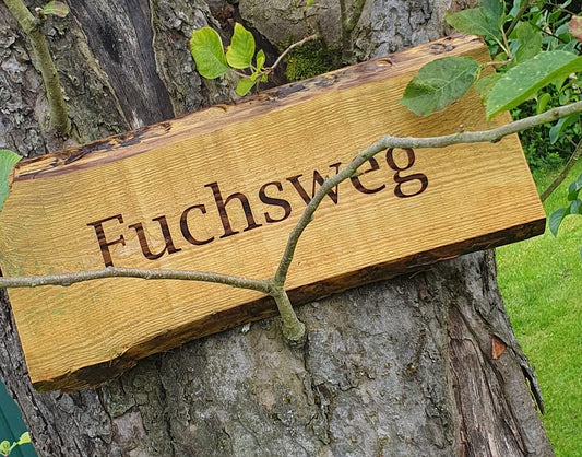 Holzschild 45cm Unbesäumt
