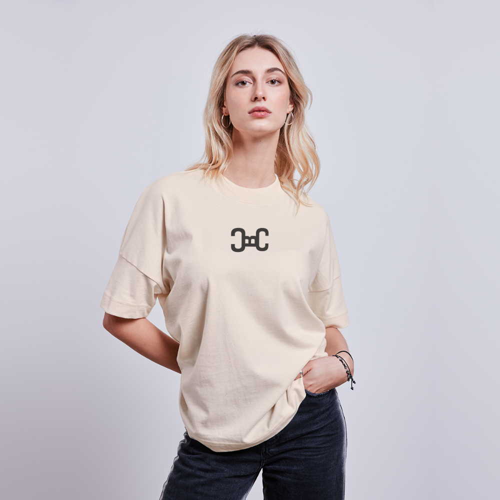 CBC Unisex Oversize Bio-T-Shirt - Naturweiß