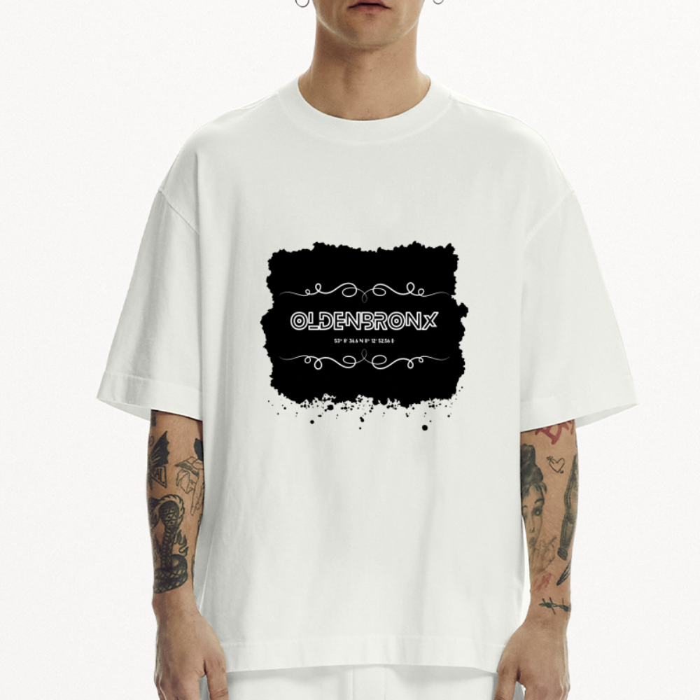OLDENBRONX Heavyweight Oversized Organic T-Shirt - OFF WHITE