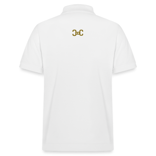 OLDENBRONX Unisex Bio-Poloshirt - weiß