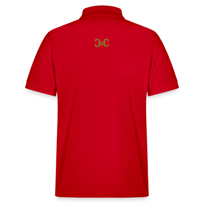 OLDENBRONX Unisex Bio-Poloshirt - Rot
