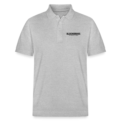 OLDENBRONX Unisex Bio-Poloshirt - Grau meliert