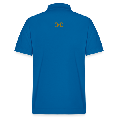 OLDENBRONX Unisex Bio-Poloshirt - Königsblau