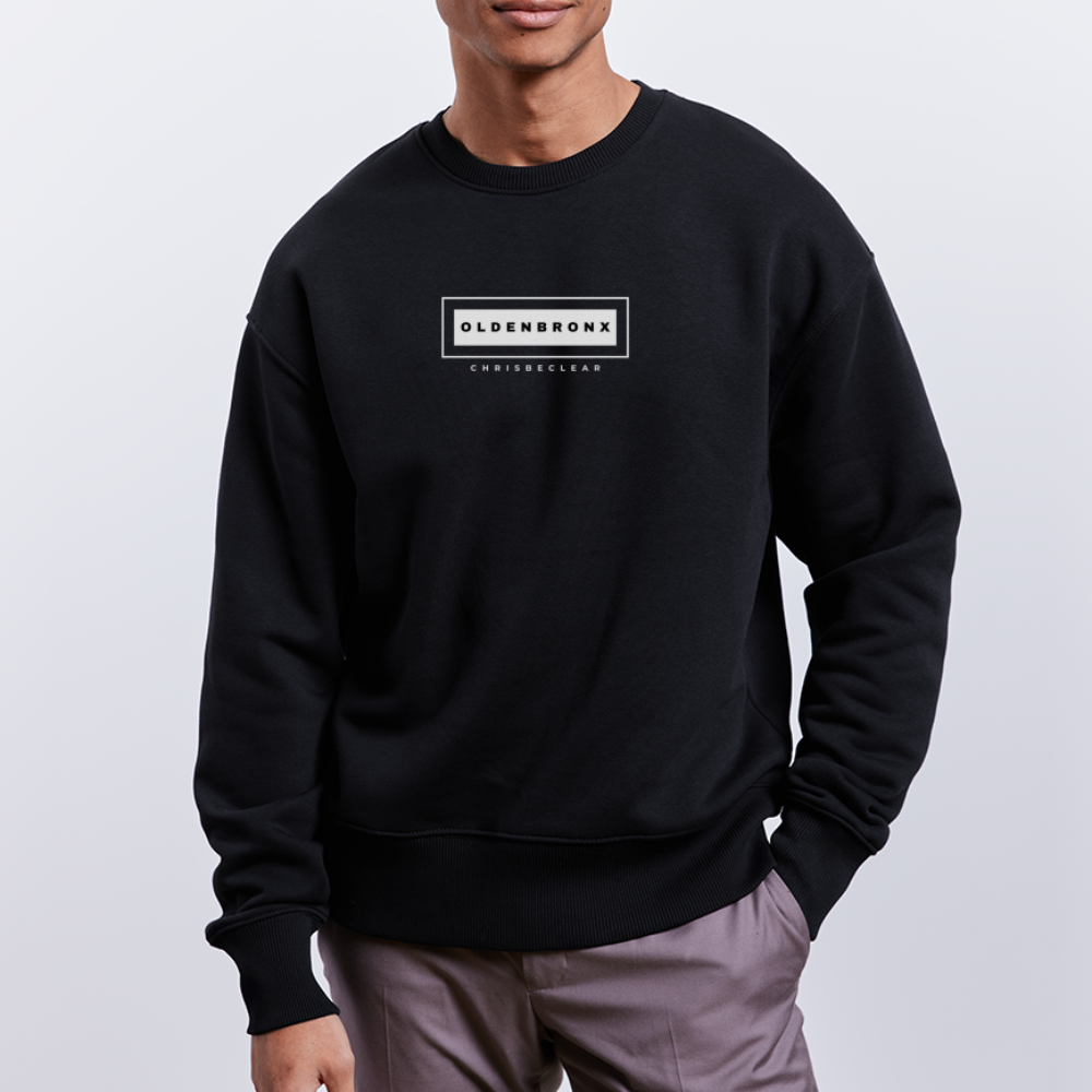 Oldenbronx Unisex Oversize Bio Pullover - Schwarz